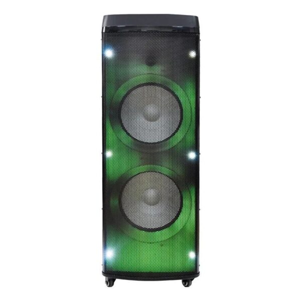 Fire Light Dual 8 Inch Portable Bluetooth Speaker for Outdoor Activities - Image 3